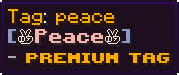 Peace Tag