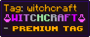 Witchcraft Tag