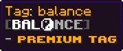 Balance Tag