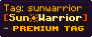 Sun Warrior Tag