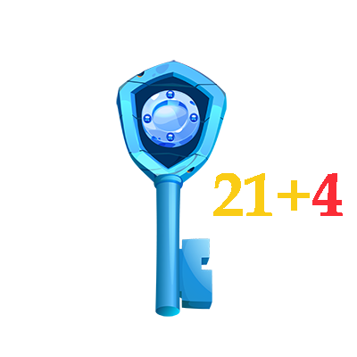 21+4 OneBlock Keys